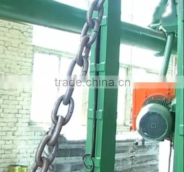 Marine Anchor Chain and Offshore Mooring Chain Shot Blasting Machine photo-2