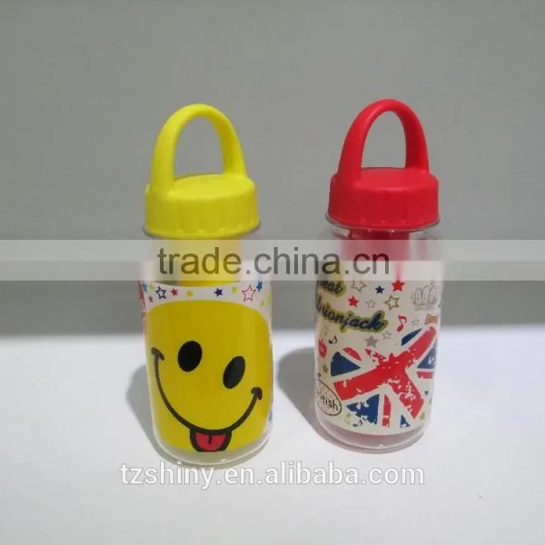 BPA Free Plastic Children Water Bottle With Dome Lid Plastic Milk Bottle Cartoon Drinking Bottle photo-2