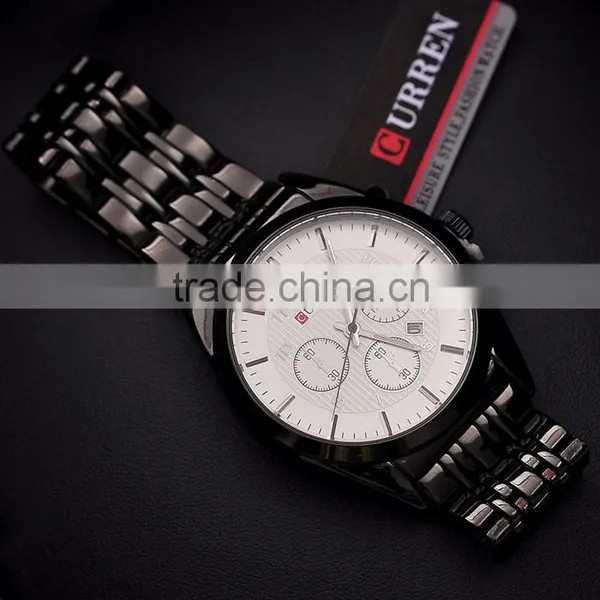 Charmful 3 Eyes Sport & CURREN Brand Clocks Men Sports Watch With Calendar photo-2