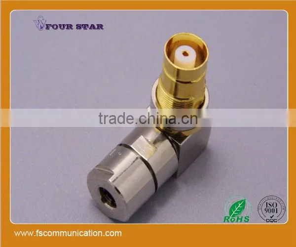 1.6/5.6 Female Bulkhead Right Angle Clamp Connector For Flex-3 Cable B photo-4