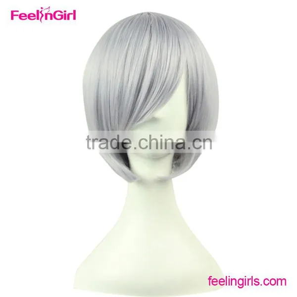 Cute Bob Cosplay Short Wig for Party photo-5