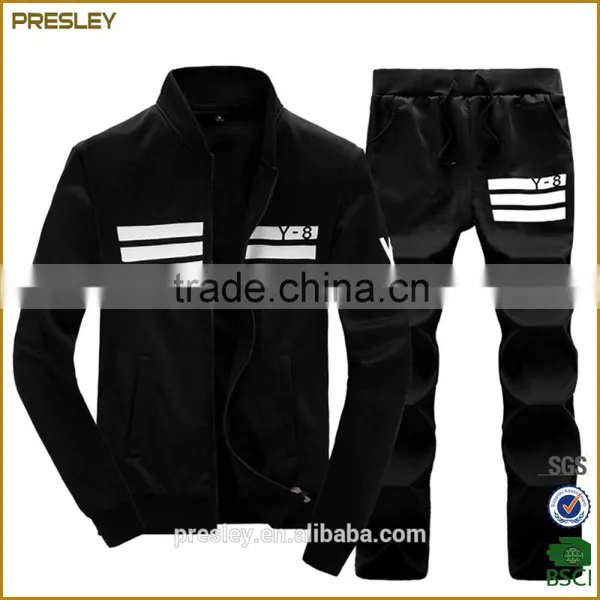 Factory Wholesale Fashionable Polyester 100% Men's Athletic Sports Wear New Design Track Suit photo-5