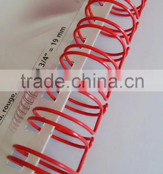 2015 Double loop wire for bindng book gold color