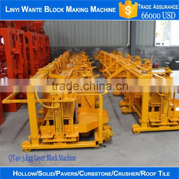 Equipment From China for the Small Business,QT40-3 Lightweight Movable Concrete Block Making Machine photo-6