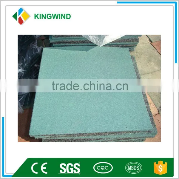 Free Sample Plastic Interlocking Rubber Flooring for Garage/gym/children Playground photo-2