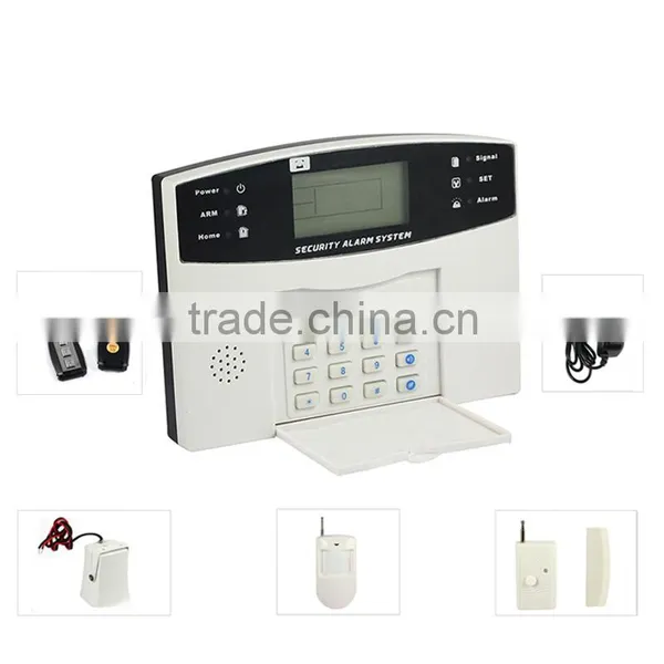 Telephone line security alarm system with through remote phone dial-up ,intruder alarm wired system