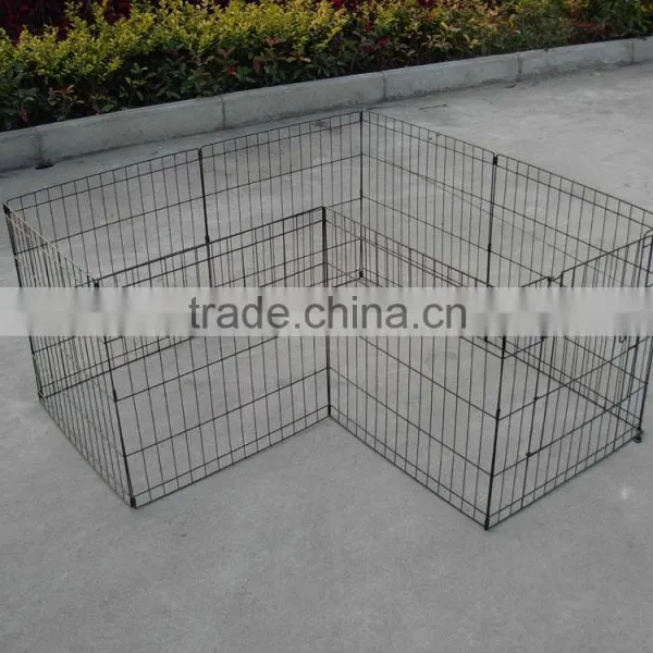 Folding Outdoor Run Hutch Metal Puppy Playpen Rabbit Guinea Dog Enclosure