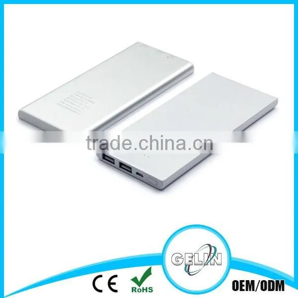 Best Selling Silver Color Power Bank 8000mah Power Bank OEM Charger Supplier's Choice photo-2