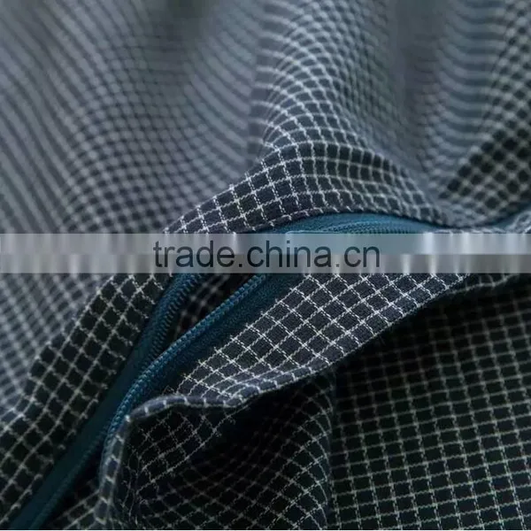 New Design Plaid Style 100%cotton Yarn Dye Duvet Cover and Pillow Covers photo-5