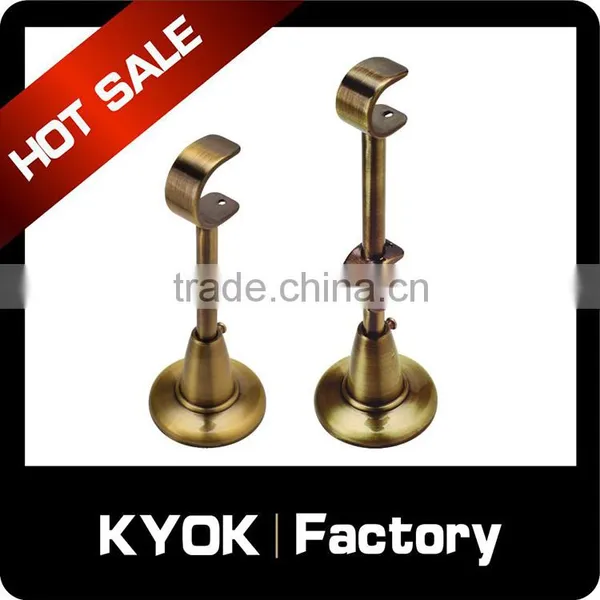 KYOK Swish 22mm Extendable Curtain Pole Bracket for 28mm Curtain Poles,0.5mm Resin Curtain Rings Wall Curtain Rings Accessories photo-2