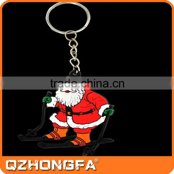 High Quality Christmas 3d Logo Soft Pvc Keychain for Promotion Gift photo-6