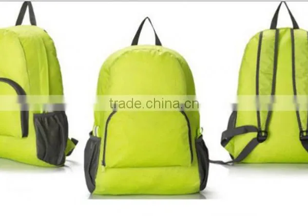 2016 New Design Polyester Lightweight Foldable Backpack photo-4
