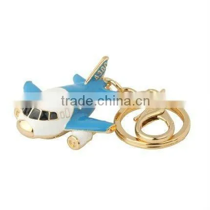 Fashion Metal Plane Model Key Chain