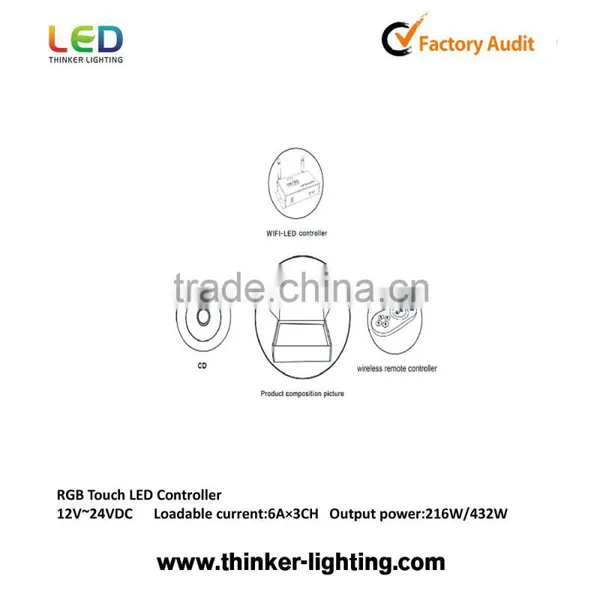 2015 Hot-selling 2.4Ghz RF Rgb Led Controller With 4 Unique Zones photo-4
