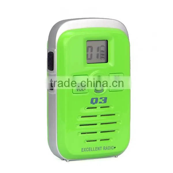 Mini Small Size Portable Radio Luiton Q3 UHF Band Walkie Talkie photo-2