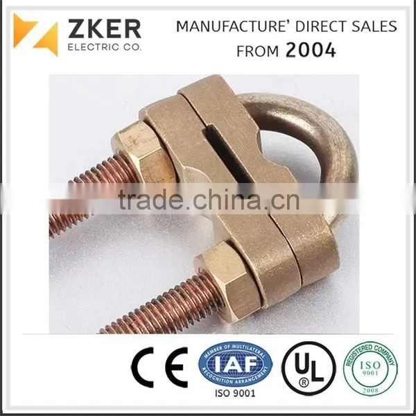 Clamp for Earth Rod to Bandlet