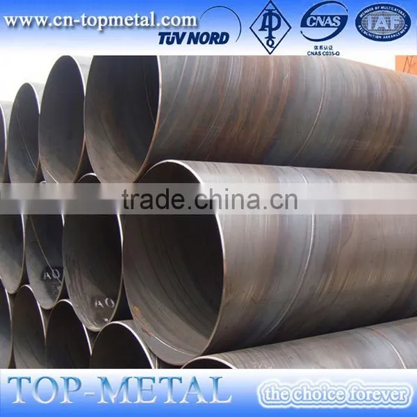 Large Stocked Spiral Welded Steel Pipe Ssaw Steel Pipe photo-5