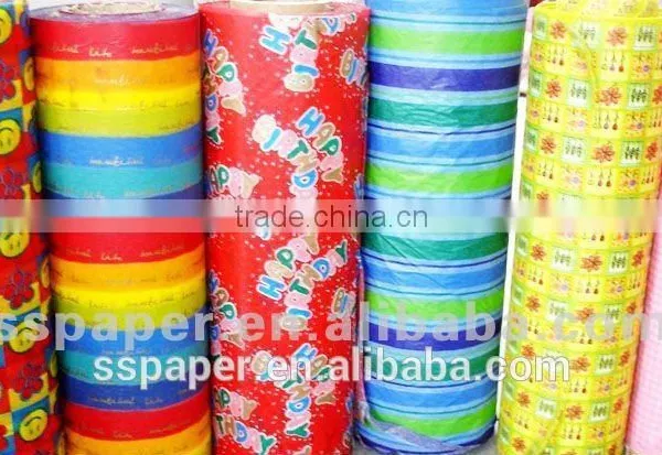 Colorful Custom Logo Printed Wrapping Paper for Christmas Jumbo Paper Roll photo-2