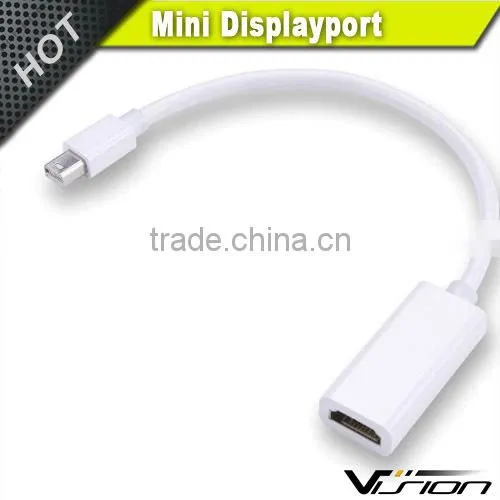 23cm White Color Mini Displayport to HDMI Adapter Cable Quality Choice photo-3