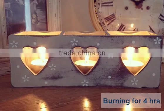 14g White Candle Without Scent, 100pcs a Set Aluminum Cup Tealight Candles photo-4