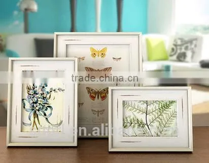 Wholesale MDF Pine Wood 8x10 Inches China Wooden Wood Photo Frame With Double Mat Board photo-3