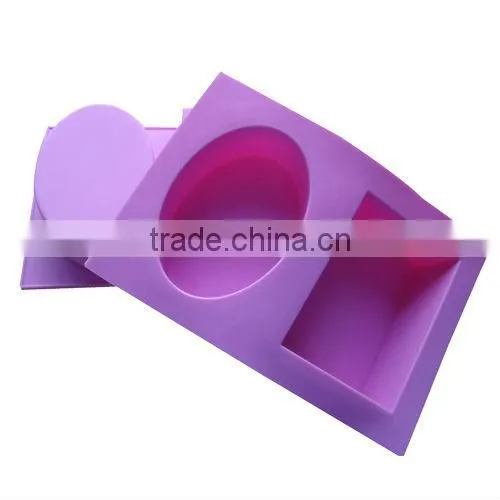 Oval Square Silicone Cake Baking Mould
