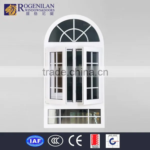 ROGENILAN 70 Series Best Glass Aluminium Window Grill Design photo-2