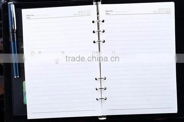 2016 A5/a6 Soft Leather Cover Notebook Stylish Diary Fashion Notebook Gift photo-2