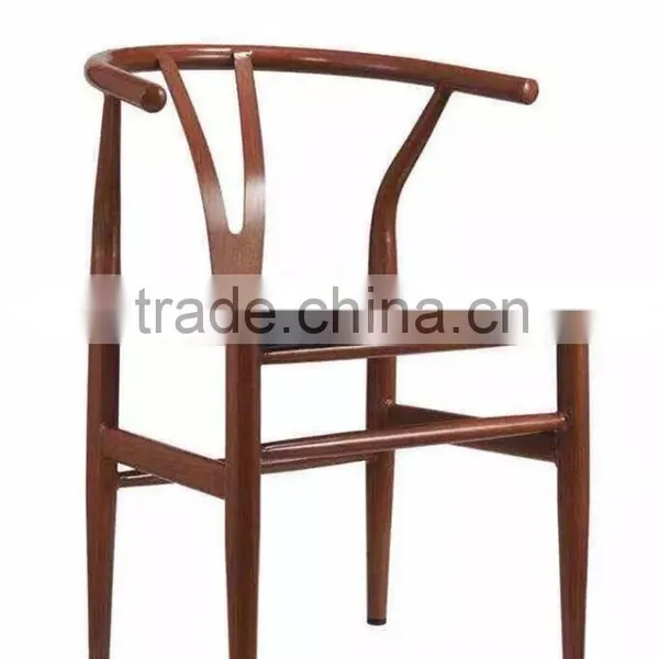 Antique Style Metal Material Dining Chair Y Shape Chair for Restaurant photo-2