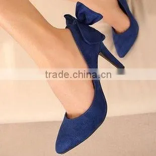2016 Latest Design High Heel Shoe With Thin Heels Fashion High Heel Shoes Bow Lace Shoes for Women photo-5