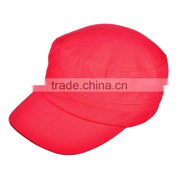 Olive and White Washed Cotton Twill India Army Cap photo-4
