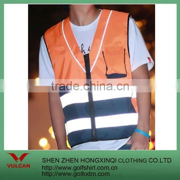 Orange Reflectitive Material Workwear