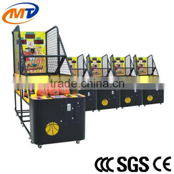2016 New Indoor Amusement Park Center Equipment Arcade Children Kids /Coin Operated Basketball Shooting Game Machine With CE photo-6