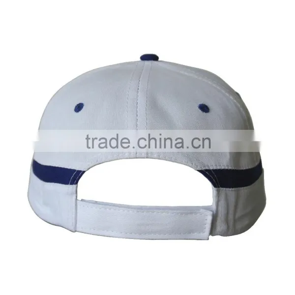 White Edged Caps With Printed Logo photo-3