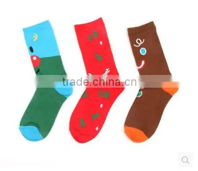 Custom Knitting Jacquard Crew Adult Socks for X-mas photo-2