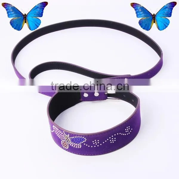 Sexy Rhinestone Collar ,Glitter Rhinestone Snag Proof Safety, PU Chain Collar for Gay Games