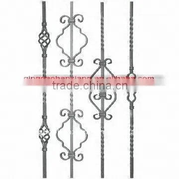 Wrought Iron Forged Baluster Used to Fence and Gate Parts