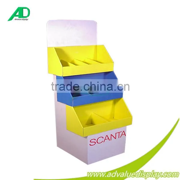 Most Popular Advertising Cardboard Cards Display Shelf for Shop photo-4