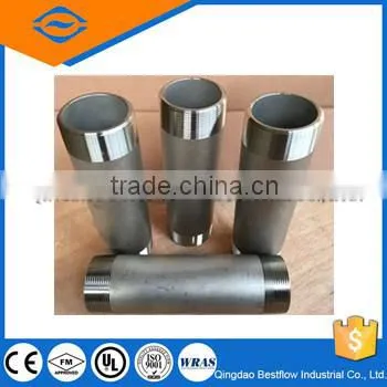 Npt threaded nipple