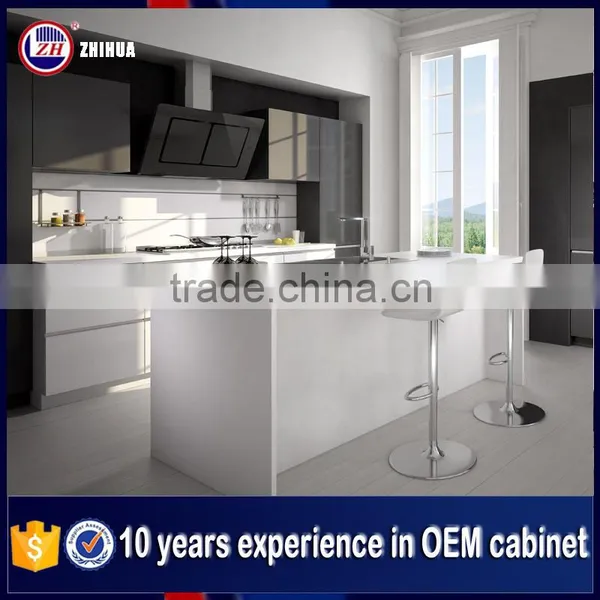 Guangzhou Zhihua Wholesale White Kitchen Cabinets Free Standing photo-2