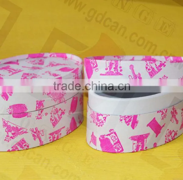 Customized Oval Shaped Printing Gift Box photo-2