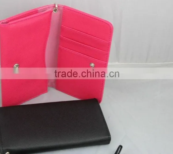 Genuine Leather /PU Simple Women Wallet Passport Holder Purse With Card Slots photo-3