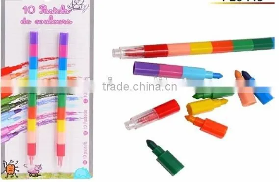 6 Color Stacking Crayons photo-4