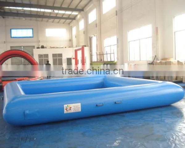 2016 Selling Middle Blue Inflatable Rectangle Swimming Pool photo-2