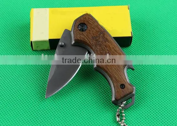 OEM Wood Handle Multi-function Pocket Knife photo-5