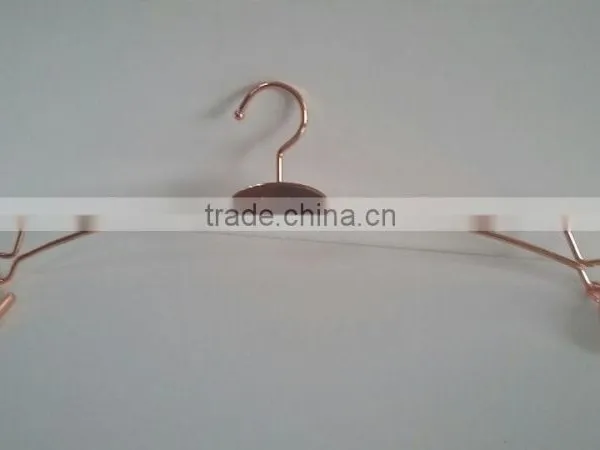 Gold Metal Hanger With Clips for Bikini Clothes photo-2