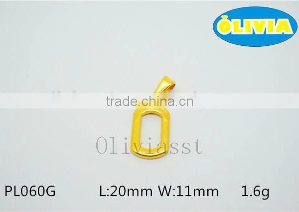 Olivia Wholesale High Quality 2016 Fashion 304 Stainless Steel 0-9 Lucky Number 8 Pendant New Year Gift photo-3