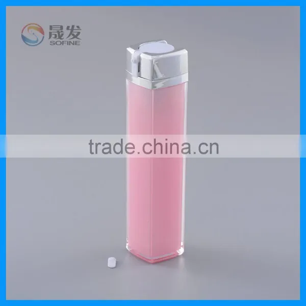 Square Rotate Pump Cosmetic Lotion Bottle photo-2