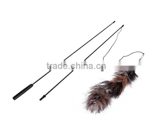 QQPET Factory Fashion Feather Cat Rod Cat Toys Variety Pack for Kitty photo-5