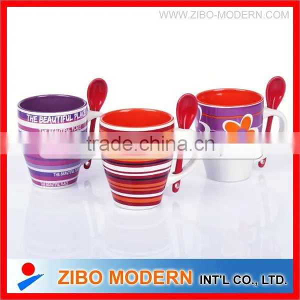 Ceramic Mug With Spoon photo-5